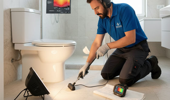 صورة عن خدمة كشف تسربات المياه